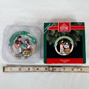 Vintage Hallmark Keepsake Ornament Peace on Earth Spain Second in Series 1992